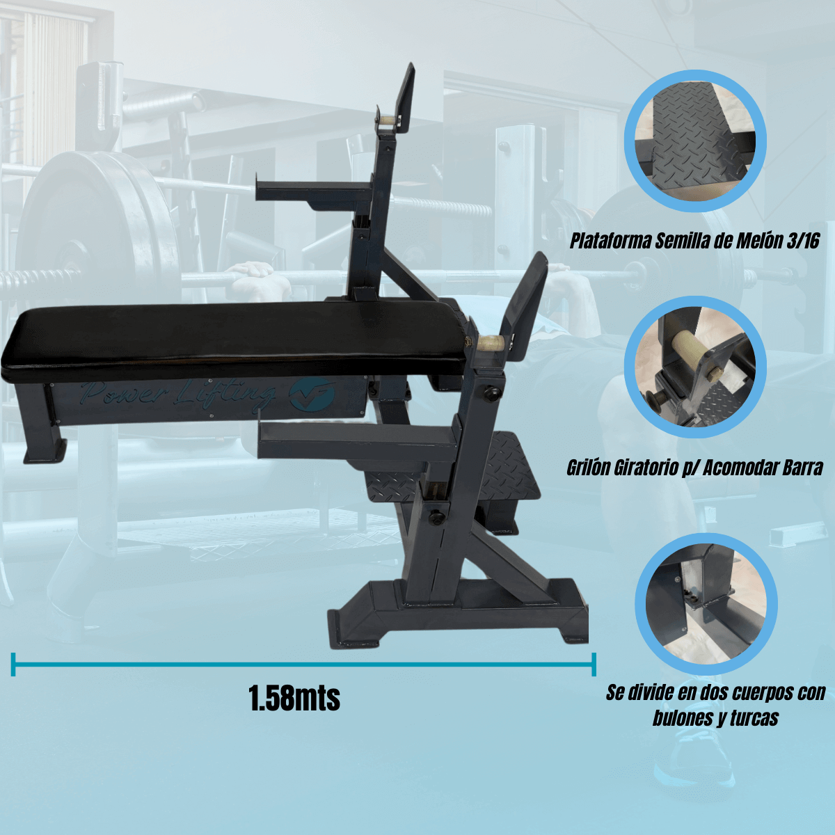 BANCO PLANO POWER LIFTING